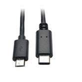 TRIPP LITE USB MICRO-B TO USB-C CABLE USB2.0 M/M 6FT/1.83M U040-006-MICRO